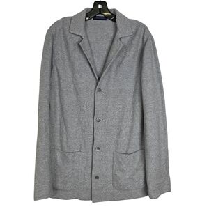 Patrick Assaraf Textured Cotton and linen blend blazer